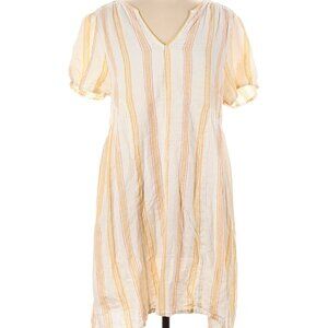 Anthropologie dRA Los Angeles Ivory Striped Guaze Dress